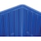 Quantum Storage Systems Divider Box, Polypropylene, Blue, 8 in H, 16-1/2 in L DG92080BL - alternate 3